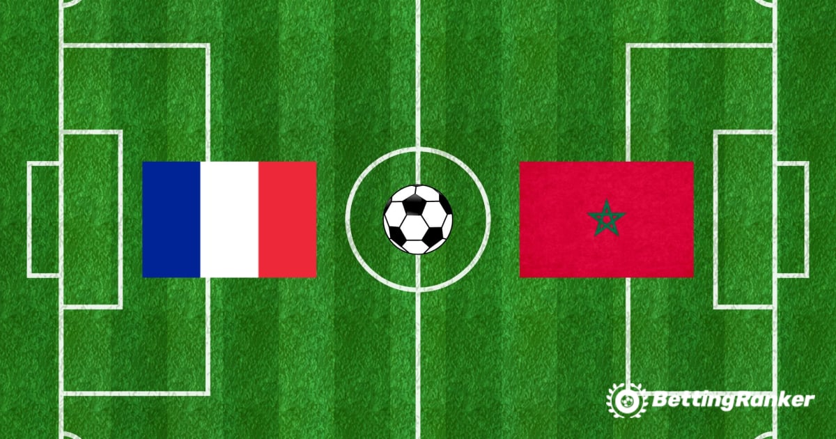 Полуфинали на Световното първенство по футбол 2022 г. - Франция срещу Мароко